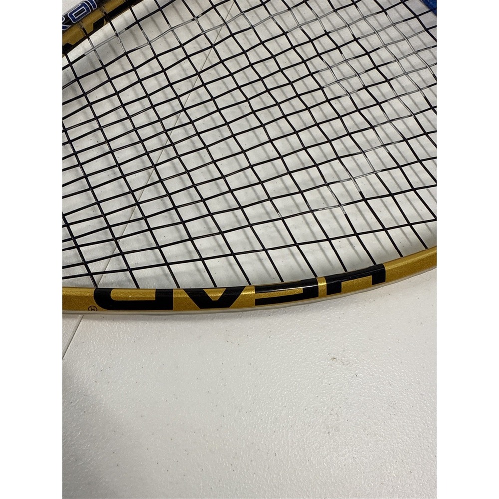 HEAD Ti Raptor Titanium Technology Racquetball Racket‎ - 3-5/8 Yellow/Blue READ - Picture 5 of 7